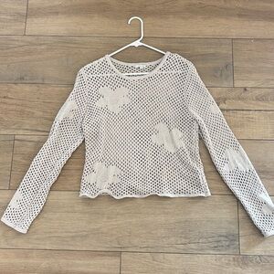 Z Supply Ivory Crochet Top - Worn Once